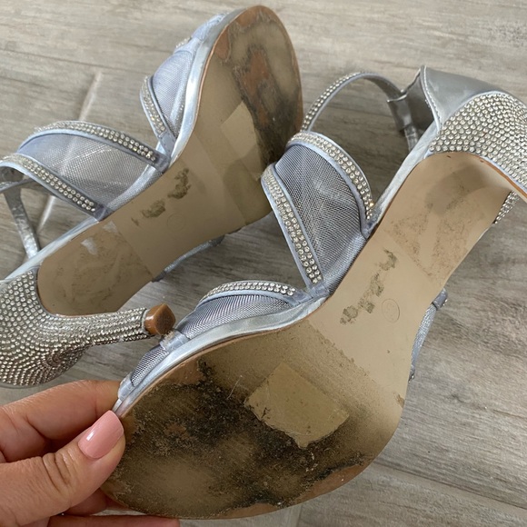 Camille La Vie Rhinestone High Heeled Sandals, 7.5 - Picture 8 of 8